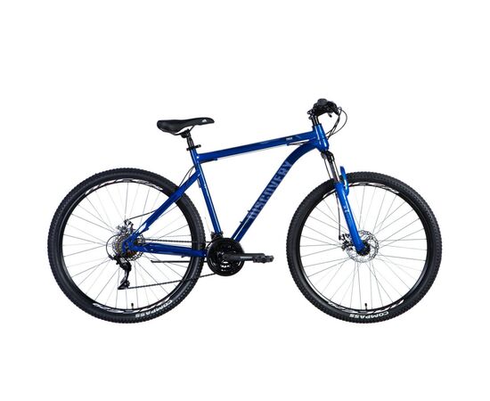 Велосипед Discovery Trek AM DD 29" 21" St 2024 Синій (OPS-DIS-29-168)