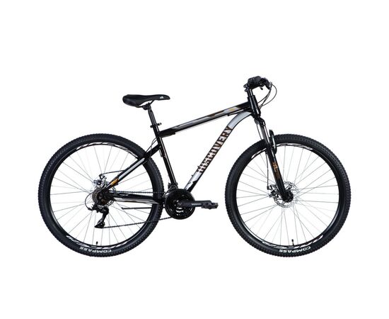 Велосипед Discovery Trek AM DD 29" 19" St 2024 Чорно-помаранчевий (OPS-DIS-29-160)