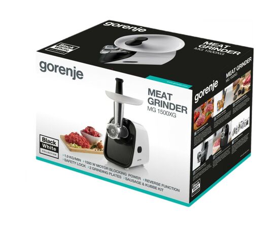 Мясорубка Gorenje MG1500XG, изображение 10 Мясорубка Gorenje MG1500XG, изображение 10