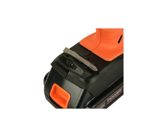 Шуруповерт Black&Decker 18 В Li-Ion, 1.5Ah, 600 об/мин, 1,2 кг (BCD001C1), изображение 10 Шуруповерт Black&Decker 18 В Li-Ion, 1.5Ah, 600 об/мин, 1,2 кг (BCD001C1), изображение 10