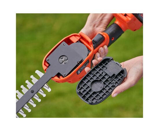 Кусторез Black&Decker 18 В, 2Ah, насадки- 20 см/8 мм, 10 см/18 мм, (BCSS18D1), изображение 10 Кусторез Black&Decker 18 В, 2Ah, насадки- 20 см/8 мм, 10 см/18 мм, (BCSS18D1), изображение 10