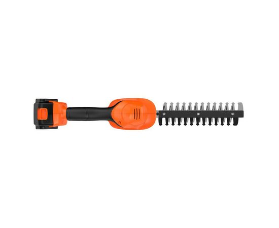 Кусторез Black&Decker 18 В, 2Ah, насадки- 20 см/8 мм, 10 см/18 мм, (BCSS18D1), изображение 6 Кусторез Black&Decker 18 В, 2Ah, насадки- 20 см/8 мм, 10 см/18 мм, (BCSS18D1), изображение 6