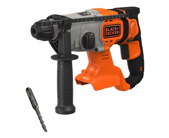 Перфоратор Black&Decker SDS-Plus,18 В, 1.2 Дж, 3 режима, 2.6 кг (без АКБ и ЗУ) (BCD900B), изображение 3 Перфоратор Black&Decker SDS-Plus,18 В, 1.2 Дж, 3 режима, 2.6 кг (без АКБ и ЗУ) (BCD900B), изображение 3