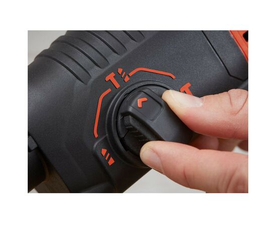 Перфоратор Black&Decker SDS-Plus, 650 Вт, 1.6 Дж, 3 режима, кейс, 3.57 кг (BEHS01), изображение 12 Перфоратор Black&Decker SDS-Plus, 650 Вт, 1.6 Дж, 3 режима, кейс, 3.57 кг (BEHS01), изображение 12