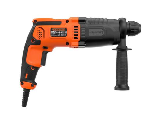 Перфоратор Black&Decker SDS-Plus, 650 Вт, 1.6 Дж, 3 режима, кейс, 3.57 кг (BEHS01), изображение 4 Перфоратор Black&Decker SDS-Plus, 650 Вт, 1.6 Дж, 3 режима, кейс, 3.57 кг (BEHS01), изображение 4