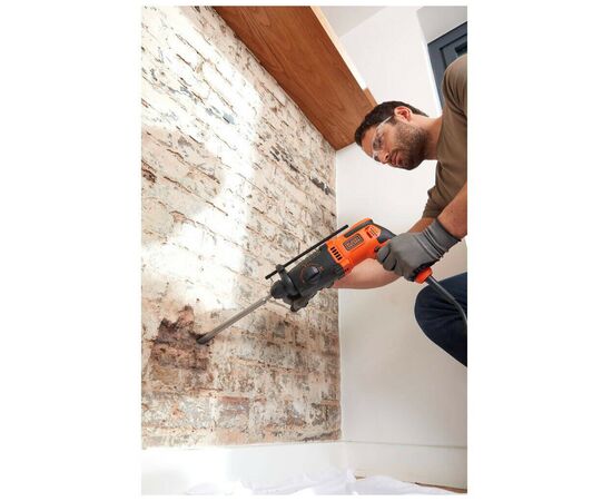 Перфоратор Black&Decker SDS-Plus, 650 Вт, 1.6 Дж, 3 режима, кейс, 3.57 кг (BEHS01), изображение 9 Перфоратор Black&Decker SDS-Plus, 650 Вт, 1.6 Дж, 3 режима, кейс, 3.57 кг (BEHS01), изображение 9