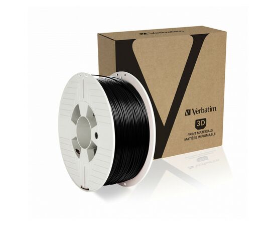 Пластик для 3D-принтера Verbatim PLA, 1.75 мм, 1кг, black (55318), изображение 3 Пластик для 3D-принтера Verbatim PLA, 1.75 мм, 1кг, black (55318), изображение 3
