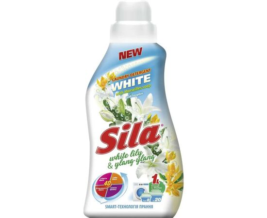 Гель для стирки Sila White 1 л (4820023369740)