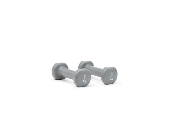 Гантель Reebok Dumbbells RAWT-16151 сірий Уні 1 кг (885652018210), изображение 2 Гантель Reebok Dumbbells RAWT-16151 сірий Уні 1 кг (885652018210), изображение 2