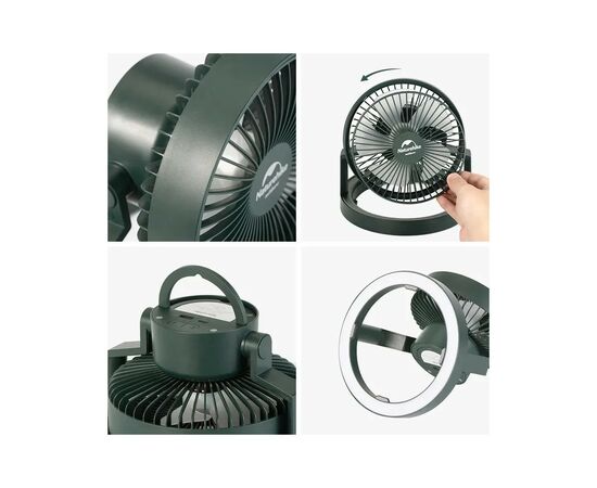 Фонарь Naturehike з вентилятором NH21ZM003, зелений (6927595784426), изображение 2 Фонарь Naturehike з вентилятором NH21ZM003, зелений (6927595784426), изображение 2