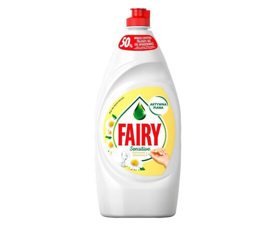Средство для ручного мытья посуды Fairy Нежные руки Ромашка и Витамин Е 900 мл (8001090118530)