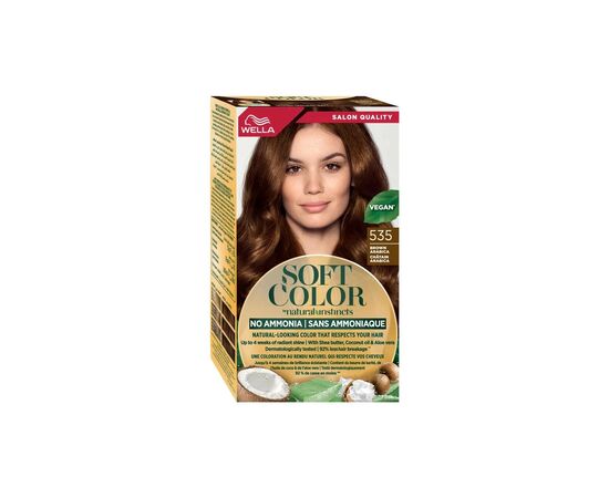 Краска для волос Wella Soft Color Безаммиачная 535 - Коричневая арабика (3616302076819)