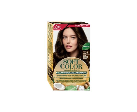 Краска для волос Wella Soft Color Безаммиачная 323 - Темная робуста (3616302076833)