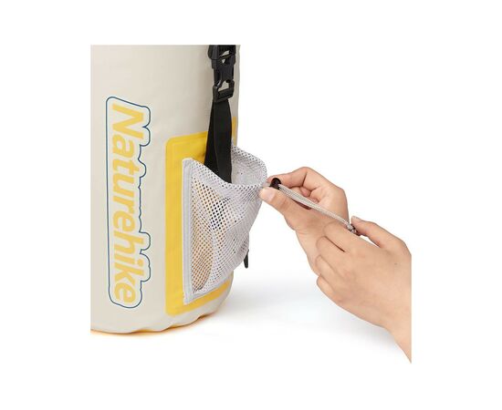 Гермомешок Naturehike CNK2300BS017 25 л білий (6976023925344), изображение 3 Гермомешок Naturehike CNK2300BS017 25 л білий (6976023925344), изображение 3