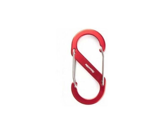 Карабин туристический Naturehike S-type NH20GS004, 4 см, червоний (6927595747100)