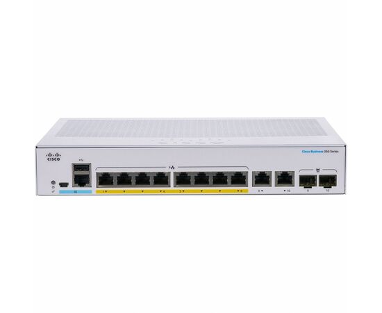 Коммутатор сетевой Cisco CBS350-8P-E-2G-EU