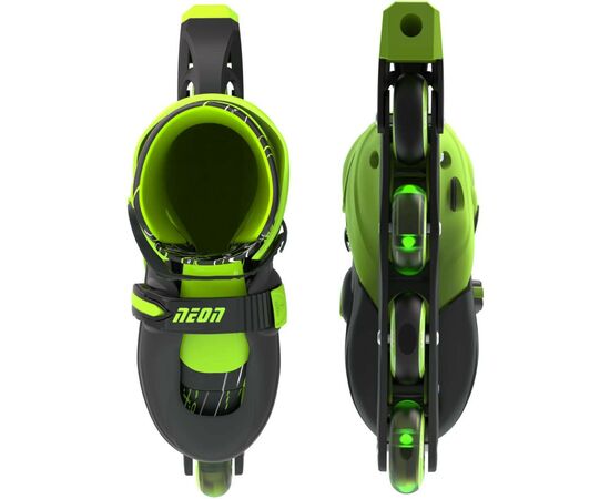 Роликовые коньки Neon Inline Green розмір 30-33 (NT07G4), изображение 2