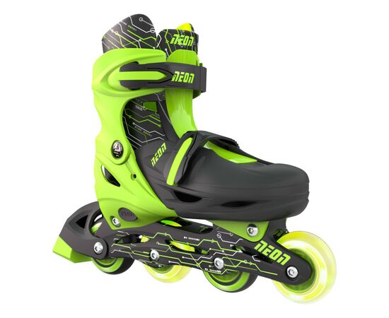 Роликовые коньки Neon Inline Green розмір 30-33 (NT07G4)