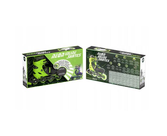 Роликовые коньки Neon Inline Green розмір 34-37 (NT08G4), изображение 8 Роликовые коньки Neon Inline Green розмір 34-37 (NT08G4), изображение 8