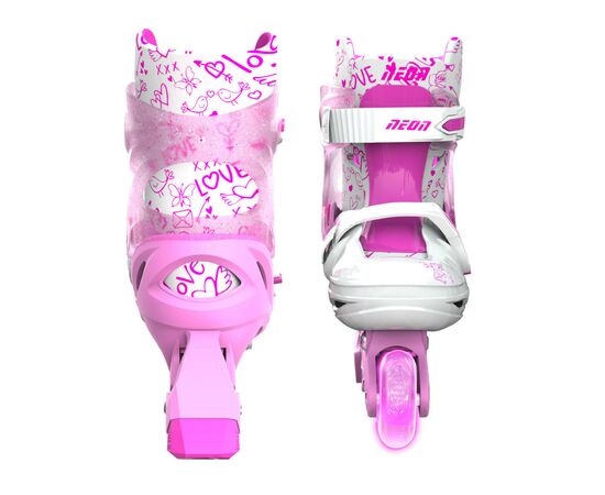 Роликовые коньки Neon Inline Pink розмір 30-33 (NT07P4), изображение 2 Роликовые коньки Neon Inline Pink розмір 30-33 (NT07P4), изображение 2