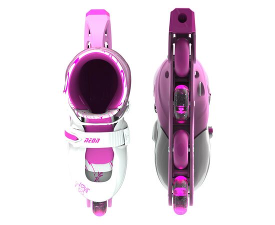 Роликовые коньки Neon Inline Pink розмір 30-33 (NT07P4), изображение 3 Роликовые коньки Neon Inline Pink розмір 30-33 (NT07P4), изображение 3
