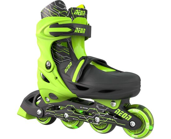 Роликовые коньки Neon Сombo Green розмір 30-33 (NT09G4), изображение 4 Роликовые коньки Neon Сombo Green розмір 30-33 (NT09G4), изображение 4