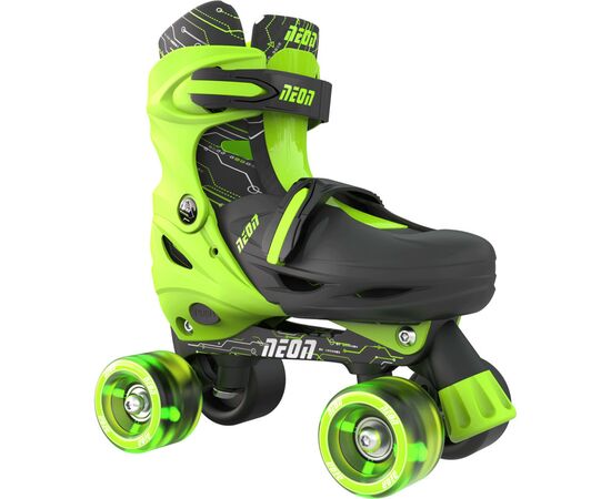 Роликовые коньки Neon Сombo Green розмір 30-33 (NT09G4), изображение 5 Роликовые коньки Neon Сombo Green розмір 30-33 (NT09G4), изображение 5