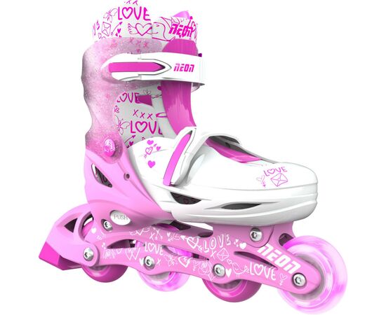 Роликовые коньки Neon Сombo Pink розмір 34-37 (NT10P4), изображение 3