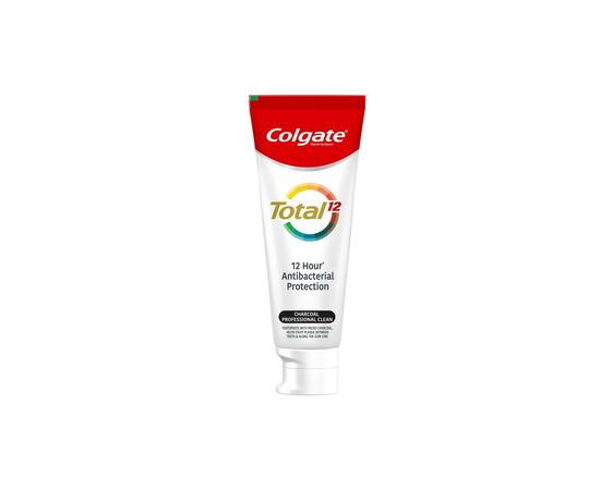 Зубна паста Colgate Total Charcoal & Clean Антибактеріальна з активованим вугіллям 75 мл (6920354829406)