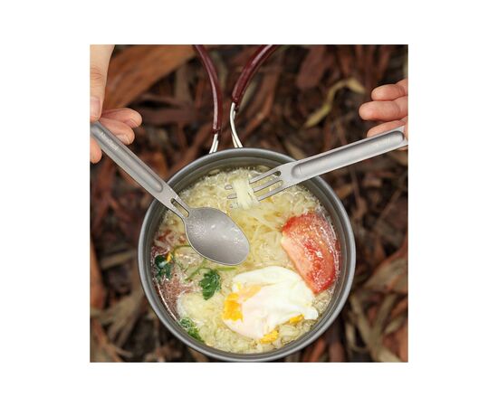 Ложка-вилка туристическая NexTool Outdoor Spoon Fork (NE0124), изображение 4 Ложка-вилка туристическая NexTool Outdoor Spoon Fork (NE0124), изображение 4