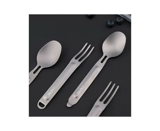 Ложка-вилка туристическая NexTool Outdoor Spoon Fork (NE0124), изображение 8 Ложка-вилка туристическая NexTool Outdoor Spoon Fork (NE0124), изображение 8