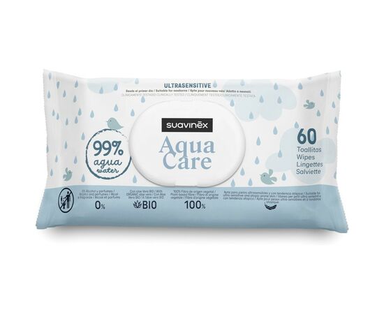 Детские влажные салфетки Suavinex 60 шт (402596)