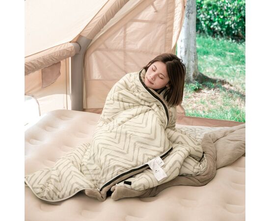 Спальный мешок Naturehike DP100 CNK2300SD012 бежевий (6976023923562), изображение 5 Спальный мешок Naturehike DP100 CNK2300SD012 бежевий (6976023923562), изображение 5