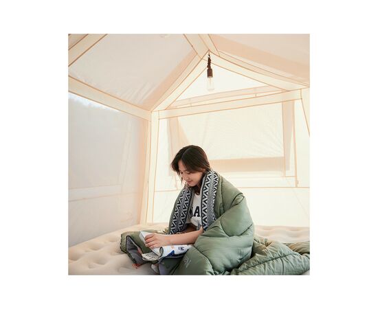 Спальный мешок Naturehike L150 NH20MSD05 (13°C) лівий, темно-зелений (6976023921209-L), изображение 3