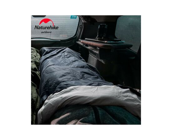 Спальный мешок Naturehike Y150L NH21MSD08 лівий, сіро-блакитний (6975641888734), изображение 3
