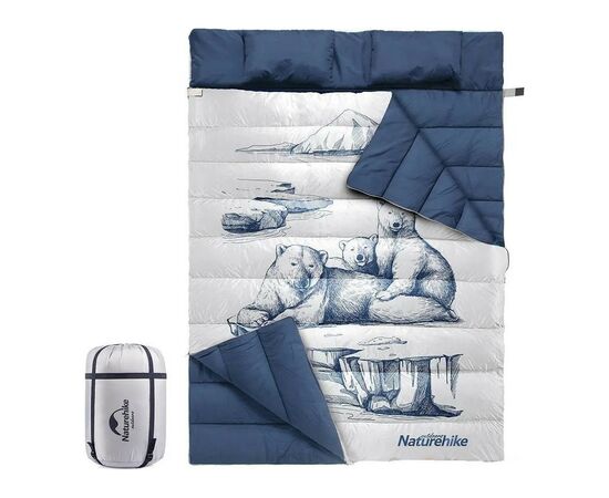 Спальный мешок Naturehike двомісний NH21MSD06 темно-синій (6927595795323), изображение 4 Спальный мешок Naturehike двомісний NH21MSD06 темно-синій (6927595795323), изображение 4
