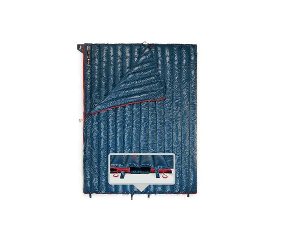 Спальный мешок Naturehike з натуральним пухом CW280 NH17Y010-R темно-синій (6927595762417), изображение 2