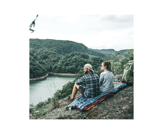 Спальный мешок Naturehike з натуральним пухом CW280 NH17Y010-R темно-синій (6927595762417), изображение 3