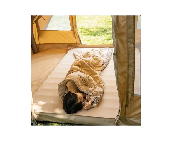 Спальный мешок Naturehike L150 NH20MSD05 правий (13°C) бежевий (6976023922282), изображение 3 Спальный мешок Naturehike L150 NH20MSD05 правий (13°C) бежевий (6976023922282), изображение 3