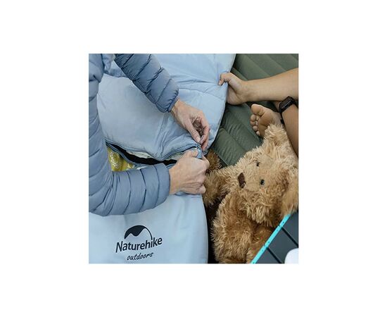 Спальный мешок Naturehike дитячий С300 NH21MSD01 жовтий (6927595774656), изображение 4