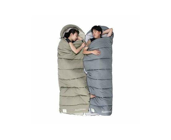 Спальный мешок Naturehike з капюшоном M400 NH20MSD02 (1°C) правий, сірий (6927595701270), изображение 4 Спальный мешок Naturehike з капюшоном M400 NH20MSD02 (1°C) правий, сірий (6927595701270), изображение 4