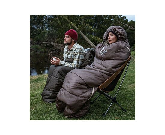 Спальный мешок Naturehike з капюшоном U250 NH20MSD07 (6°C) правий, коричневий (6927595767207-R), изображение 3 Спальный мешок Naturehike з капюшоном U250 NH20MSD07 (6°C) правий, коричневий (6927595767207-R), изображение 3