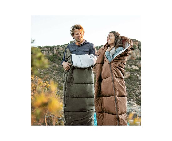 Спальный мешок Naturehike з капюшоном U250 NH20MSD07 (6°C) правий, темно-зелений (6927595767214-R), изображение 6