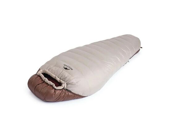 Спальный мешок Naturehike з натуральним пухом Snowbird NH20YD001 p-р M коричневий 510 г (6927595762134), изображение 2 Спальный мешок Naturehike з натуральним пухом Snowbird NH20YD001 p-р M коричневий 510 г (6927595762134), изображение 2