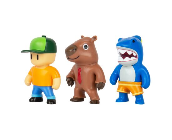 Фигурка Stumble Guys набор коллекционных - Мегалодон, Мистер Стамбл, Капибара (SG2020-1), изображение 2 Фигурка Stumble Guys набор коллекционных - Мегалодон, Мистер Стамбл, Капибара (SG2020-1), изображение 2