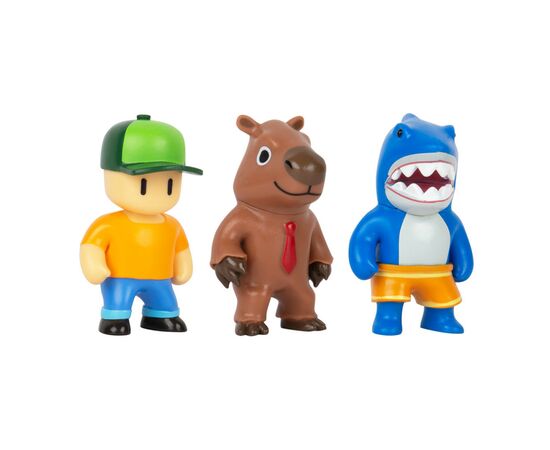 Фигурка Stumble Guys набор коллекционных - Мегалодон, Мистер Стамбл, Капибара (SG2020-1), изображение 3 Фигурка Stumble Guys набор коллекционных - Мегалодон, Мистер Стамбл, Капибара (SG2020-1), изображение 3