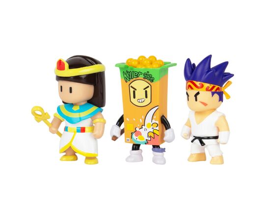 Фигурка Stumble Guys набор коллекционных - Сенсей Фаерфист, Клеопатра, Киллер (SG2020-4), изображение 2 Фигурка Stumble Guys набор коллекционных - Сенсей Фаерфист, Клеопатра, Киллер (SG2020-4), изображение 2