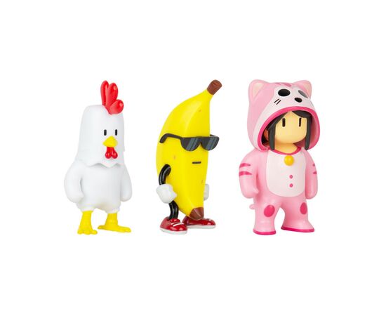 Фигурка Stumble Guys набор коллекционных - Цыпленок, Банан, Мяумер (SG2020-6), изображение 3 Фигурка Stumble Guys набор коллекционных - Цыпленок, Банан, Мяумер (SG2020-6), изображение 3