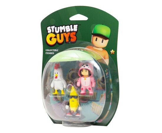 Фігурка Stumble Guys набір колекційних - Курча, Банан, Мяумер (SG2020-6)
