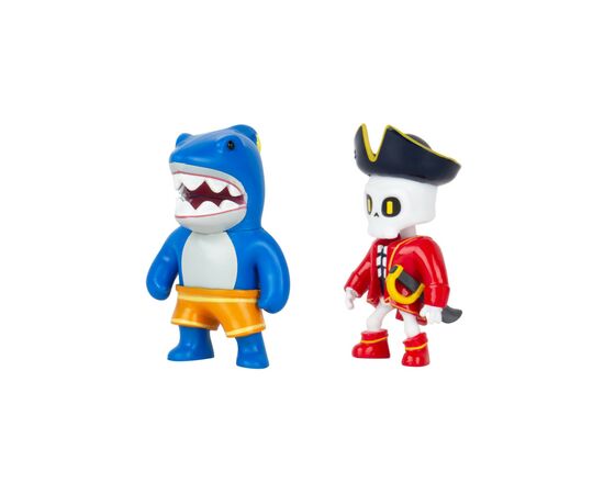 Фигурка Stumble Guys набор коллекционных - Мегалодон и Капитан Нохарт (SG2015-6), изображение 2 Фигурка Stumble Guys набор коллекционных - Мегалодон и Капитан Нохарт (SG2015-6), изображение 2